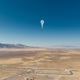 A Loon balloon wafting towards its test area.